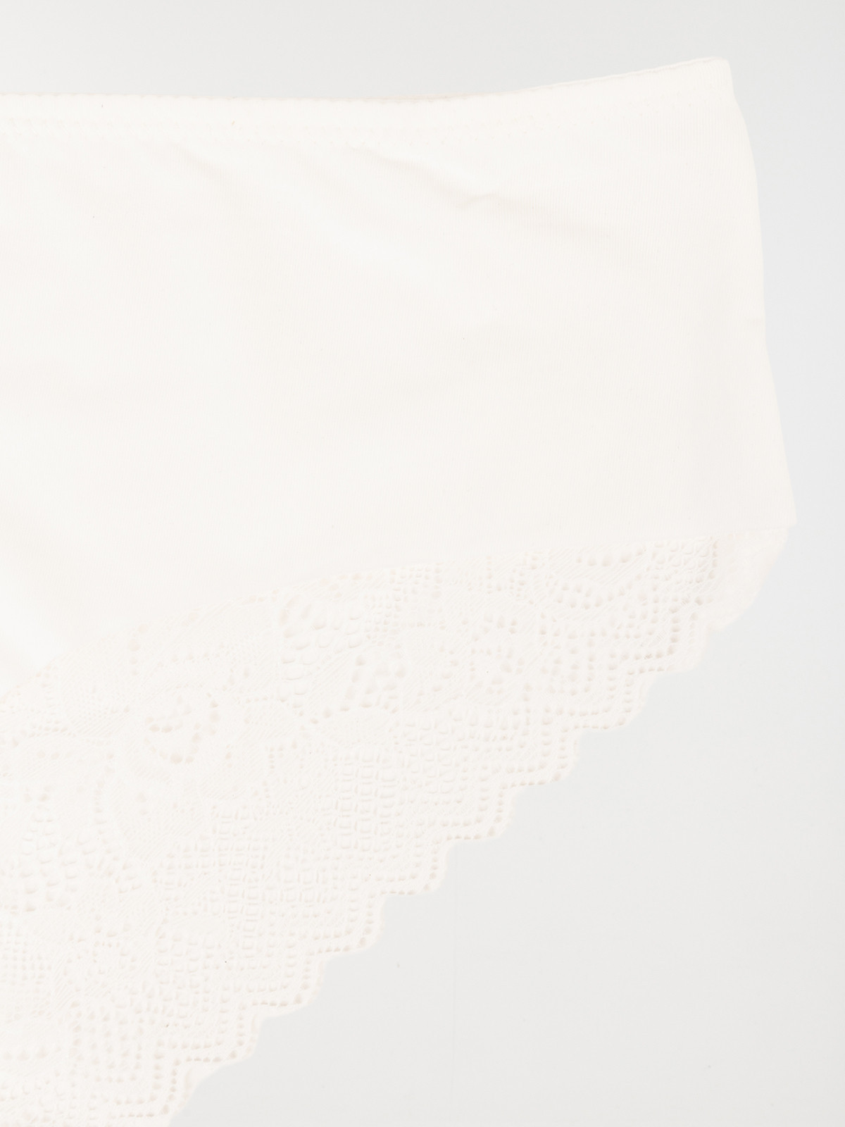 Lot de 2 shorties microfibre et dentelle