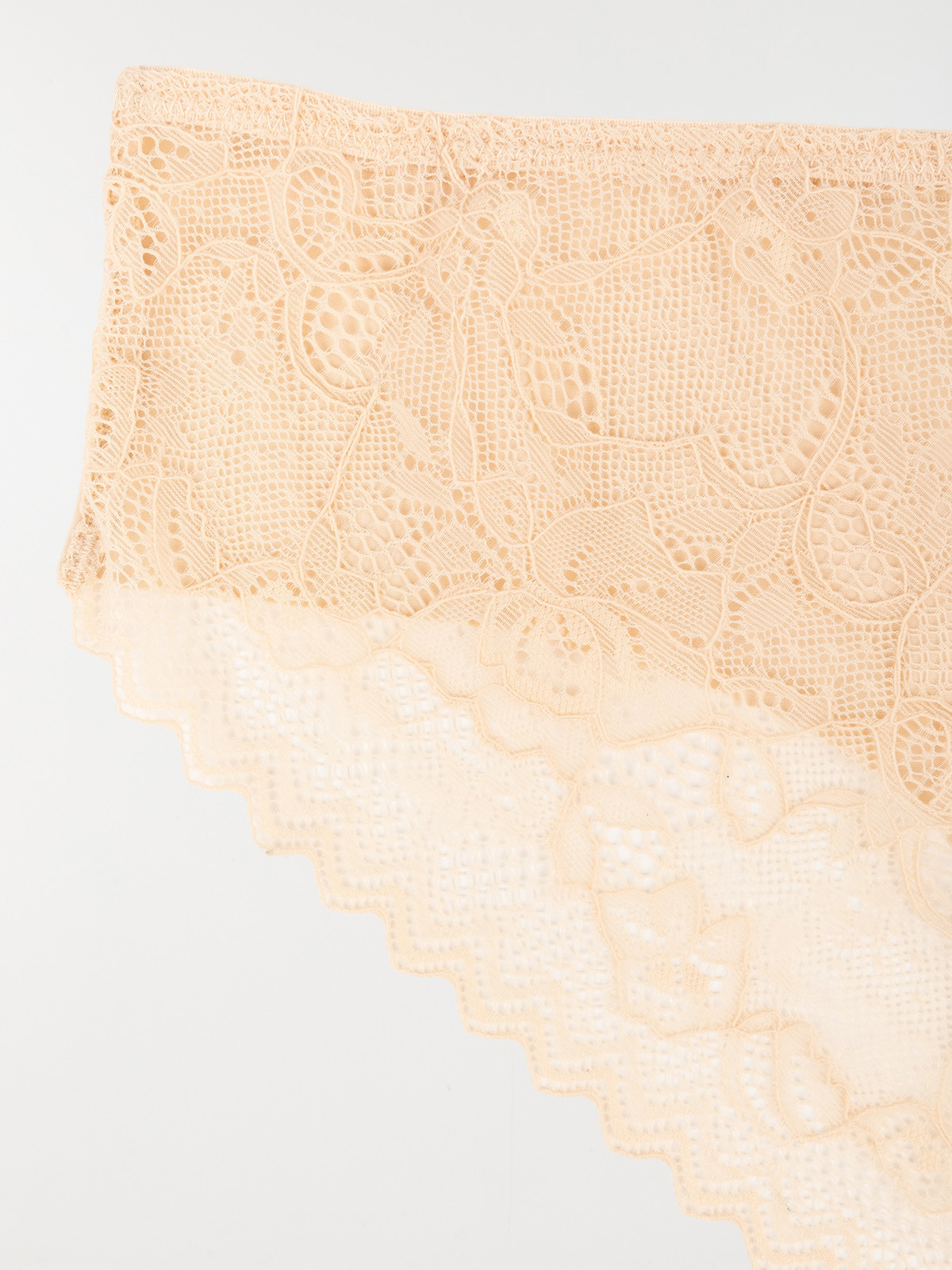 Lot de 2 shorties microfibre et dentelle