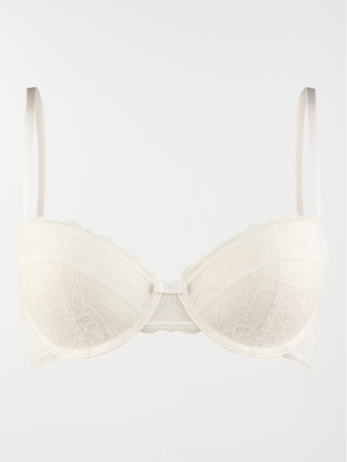 Soutien-gorge dentelle ivoire (85A-95D)