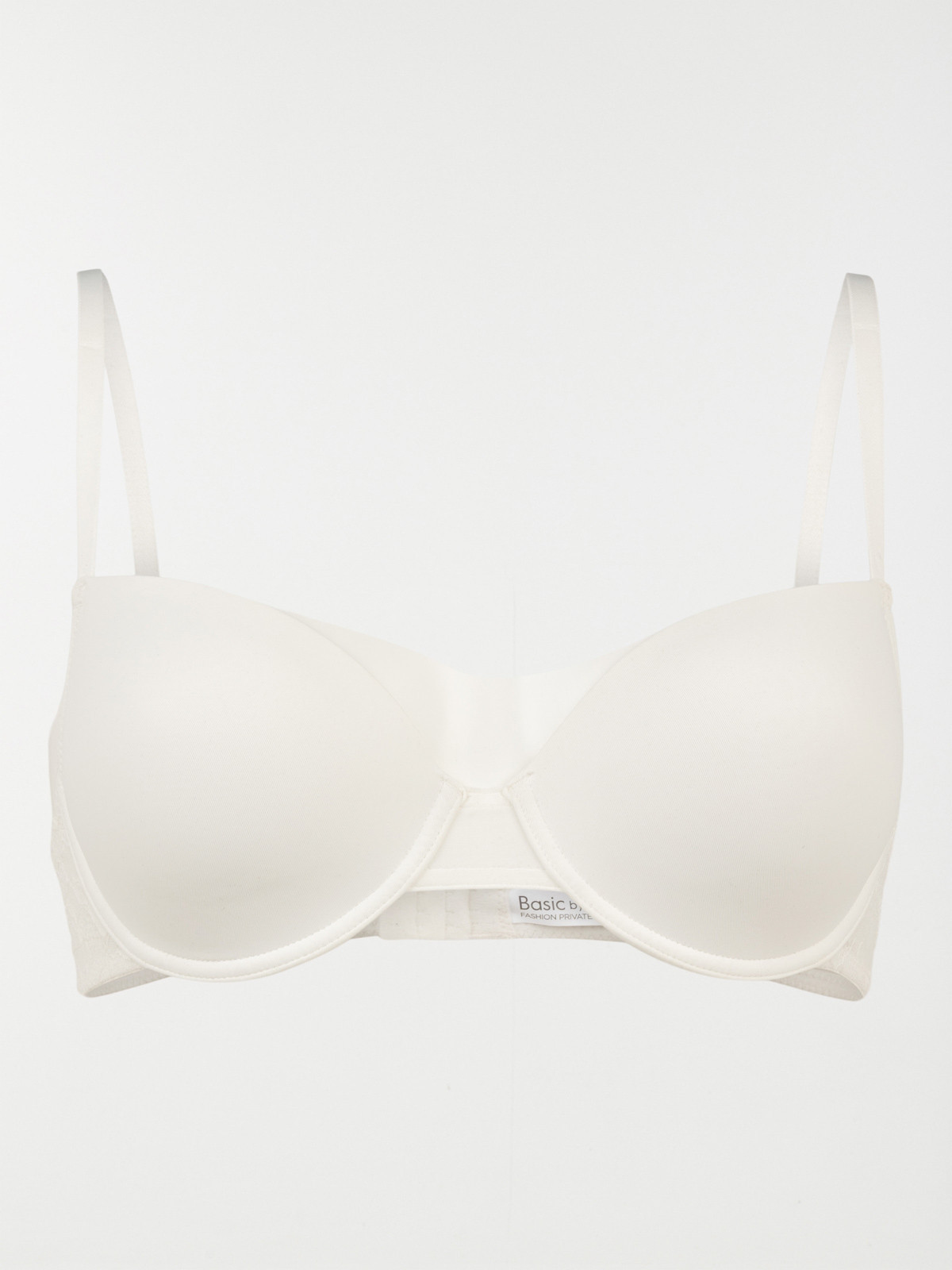 Soutien-gorge uni blanc femme (85A-95E)