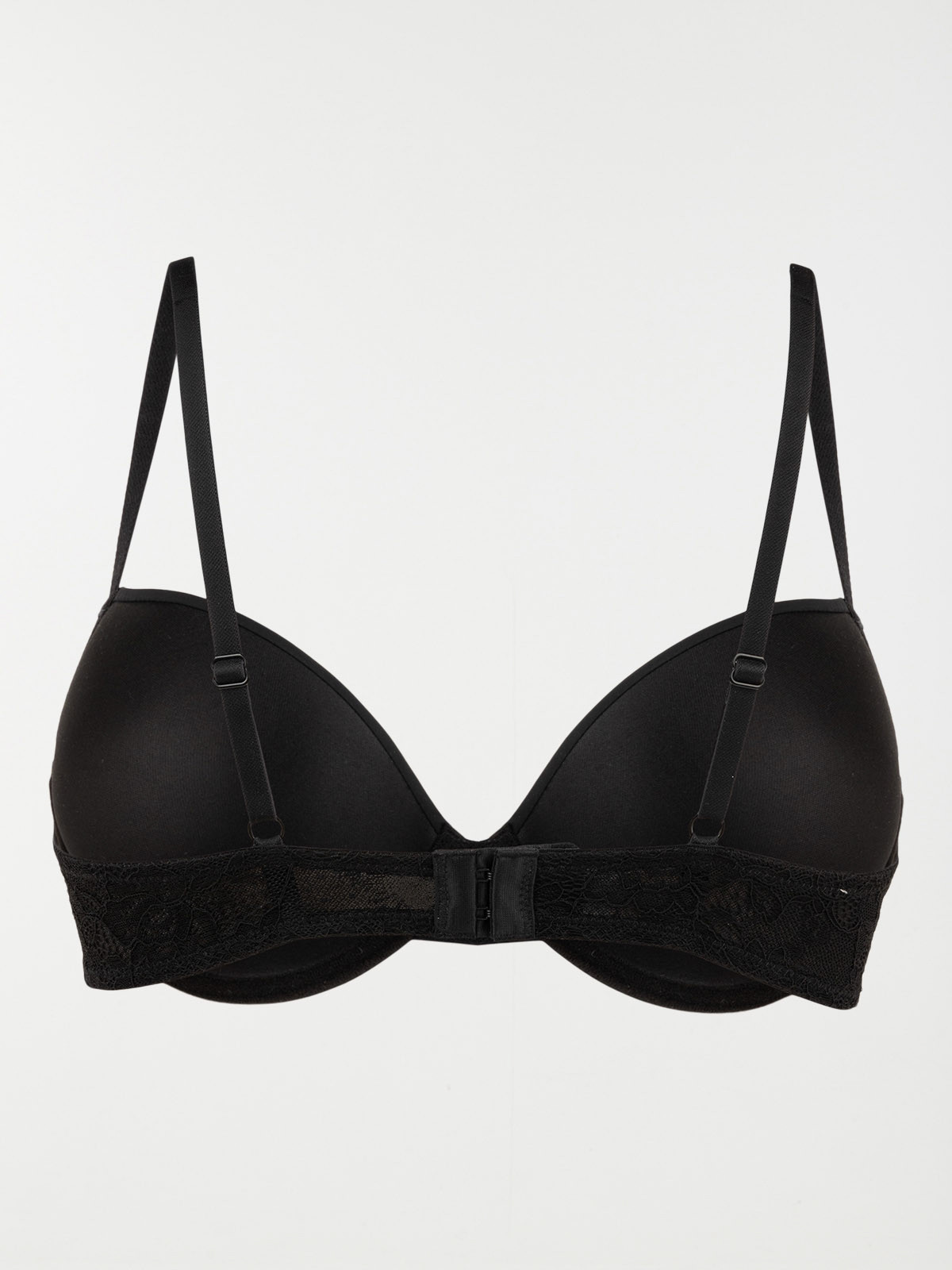 Soutien-gorge uni noir femme (85B-100C)
