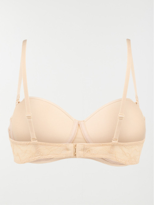 Soutien-gorge uni peau...