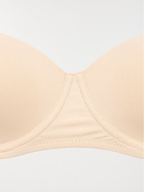 Soutien-gorge uni peau...