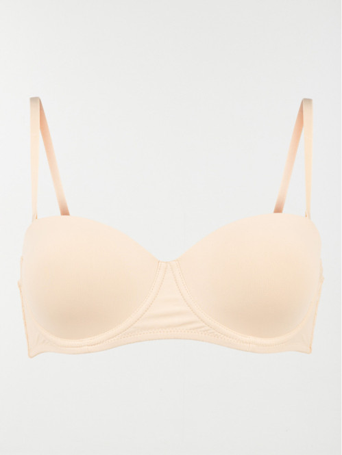 Soutien-gorge uni peau...