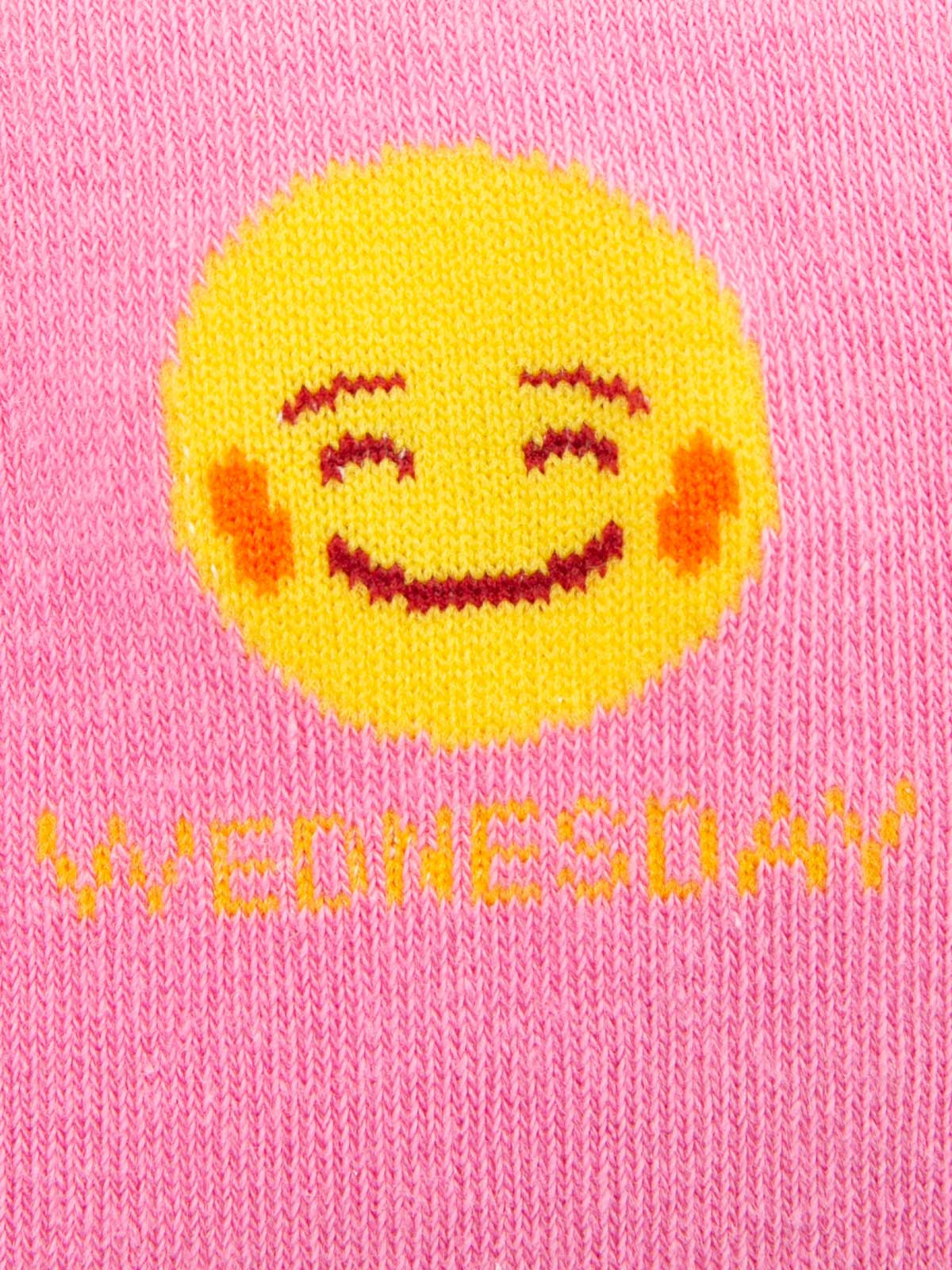 Lot 7 paires chaussettes emoji fille Lot 7 paires chaussettes emoji fille