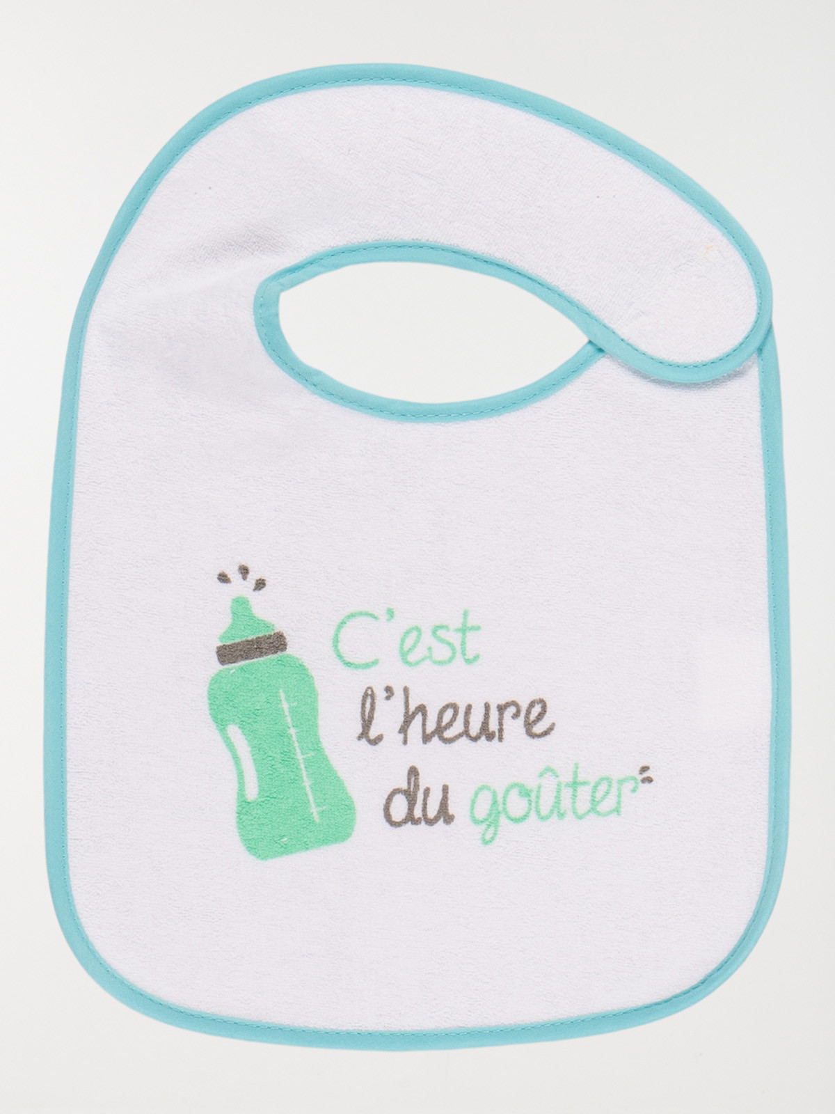 Lot de 5 bavoirs à message