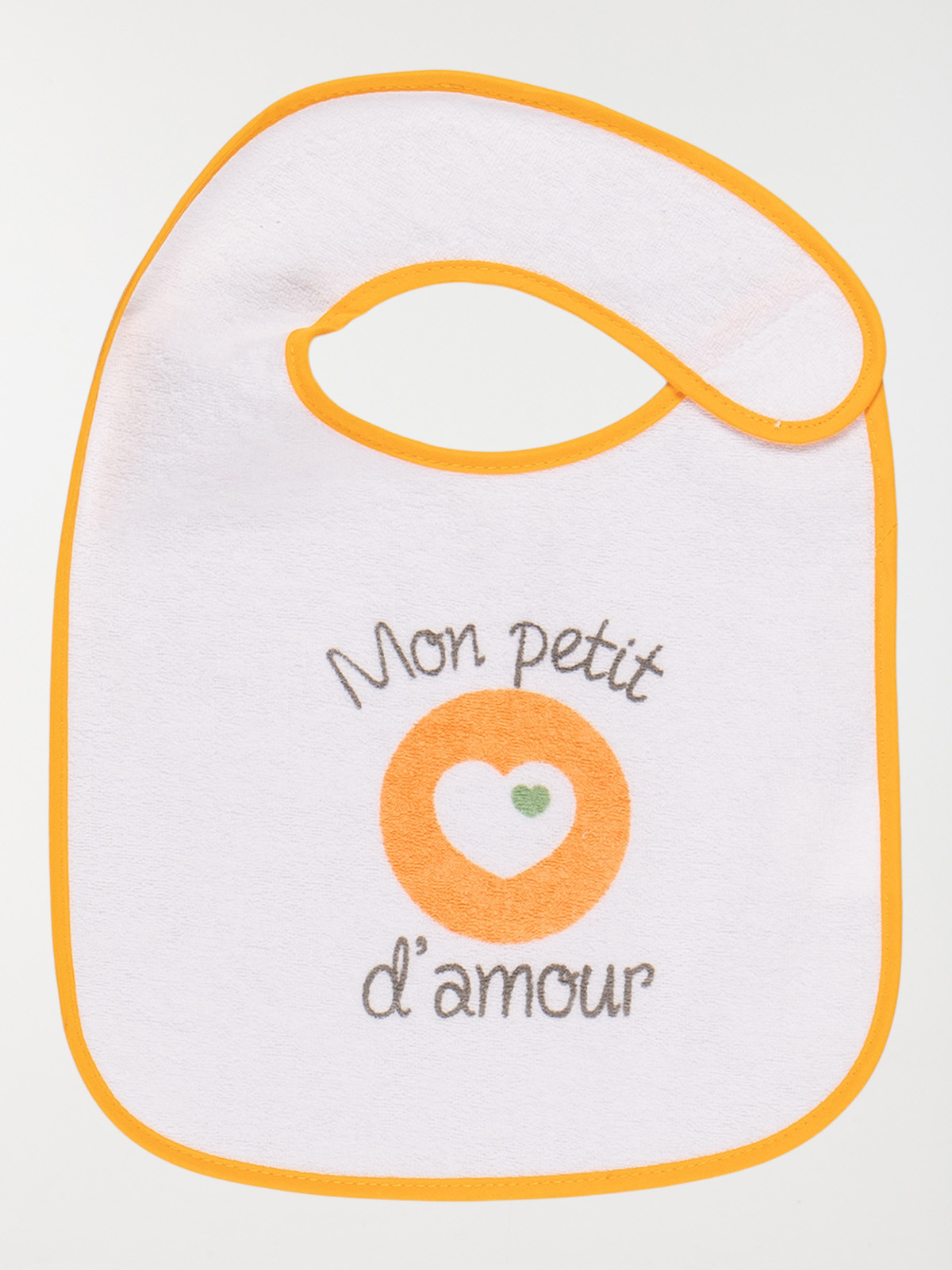 Lot de 5 bavoirs à message