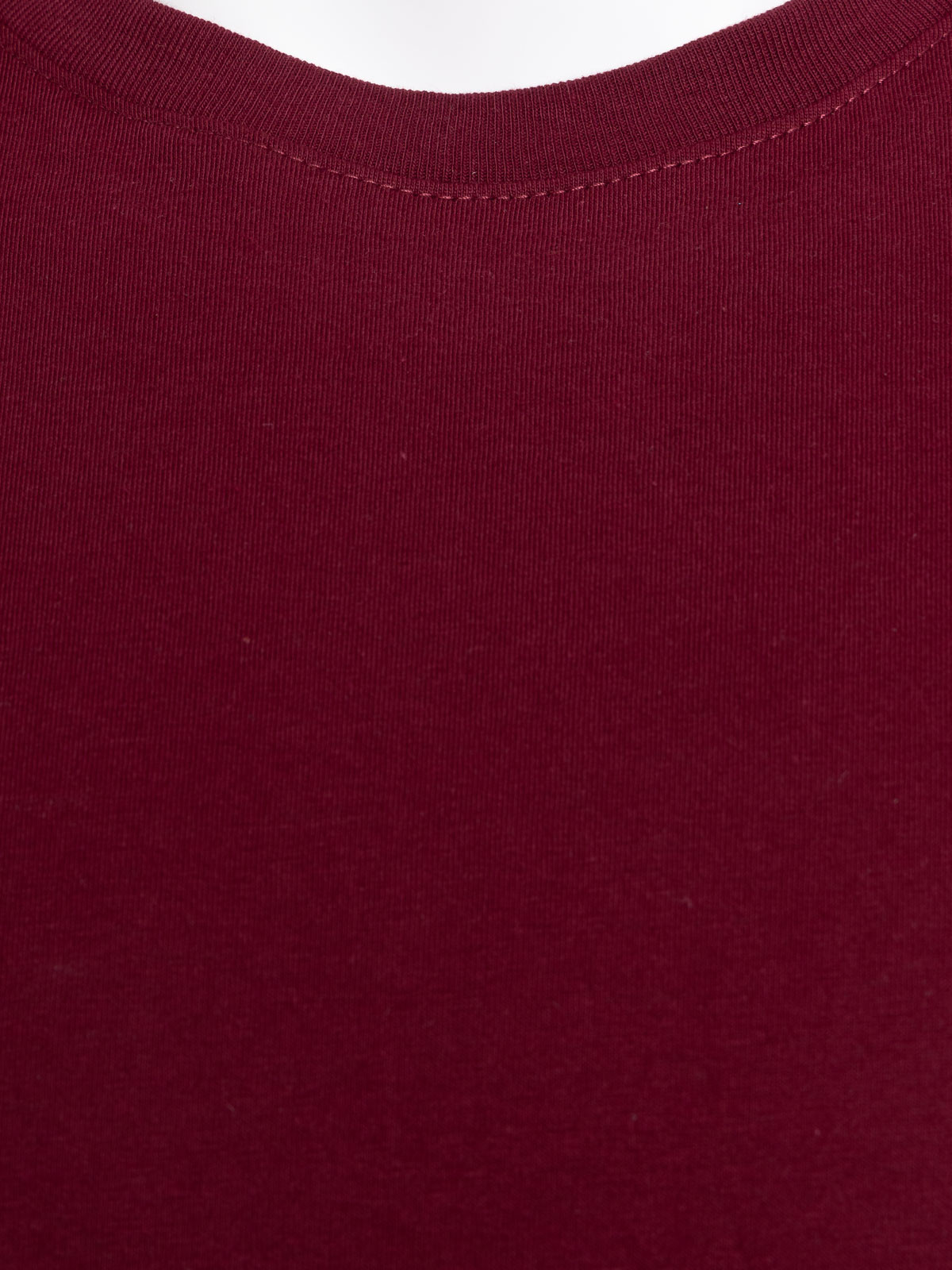 T-shirt homme grande taille bordeaux