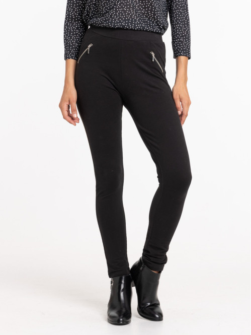 Tregging noir détails...