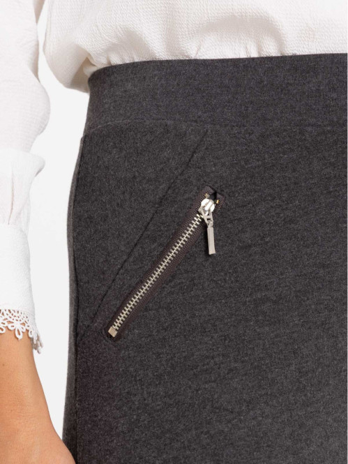 Tregging détails zippés femme