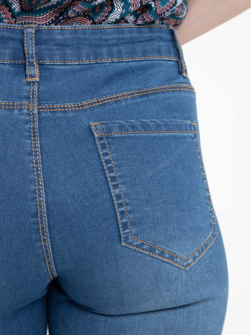 Jean skinny 7/8ème stone femme