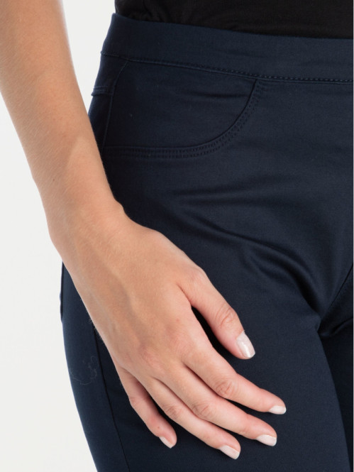 Jegging coloris marine femme