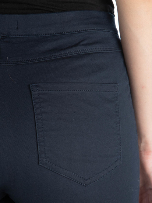 Jegging coloris marine femme