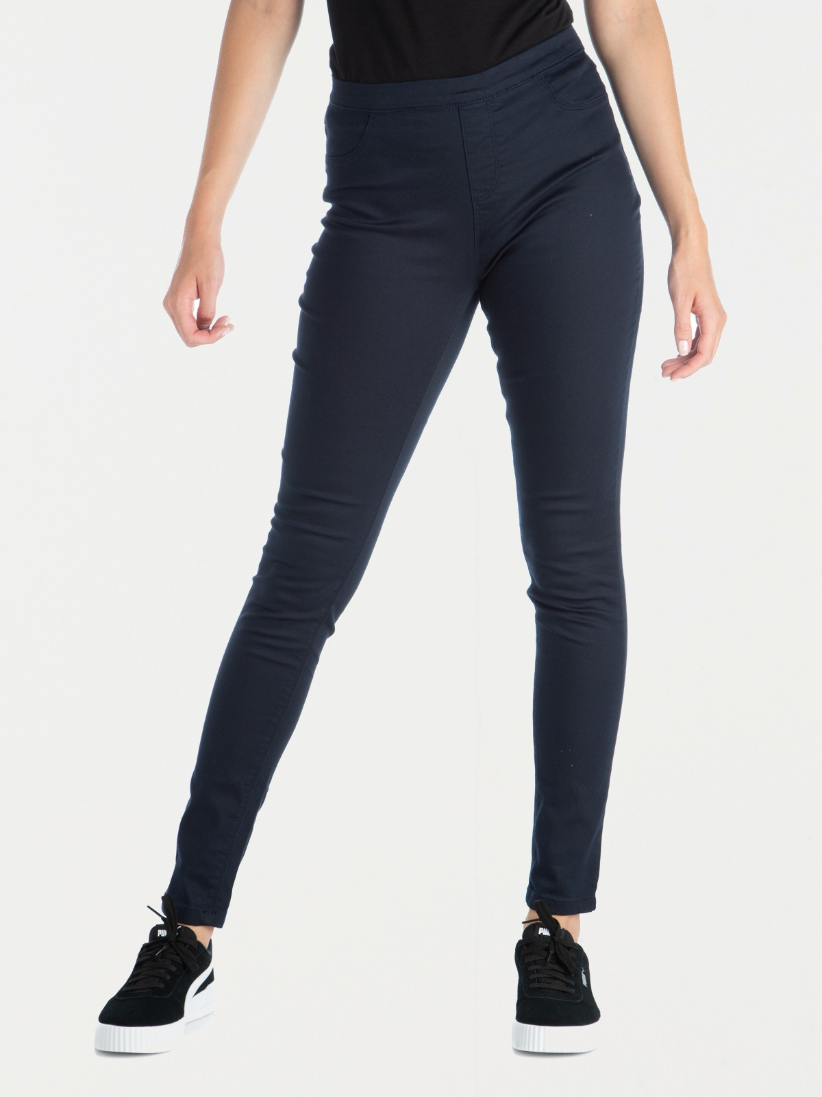 Jegging coloris marine femme