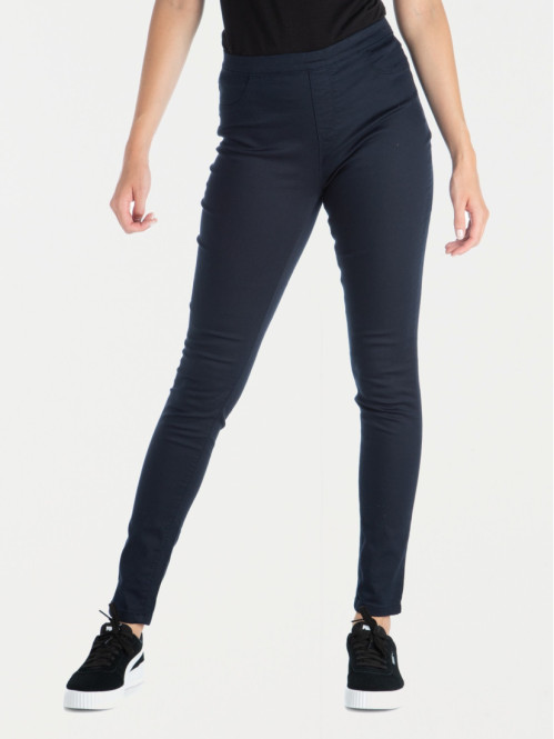 Jegging coloris marine femme