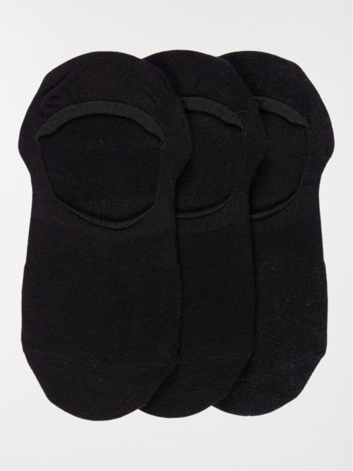 Lot chaussettes invisibles homme