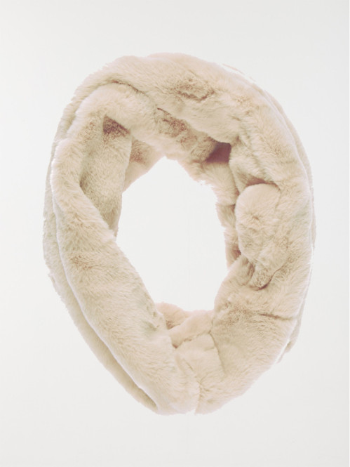 Snood tout doux écru fille