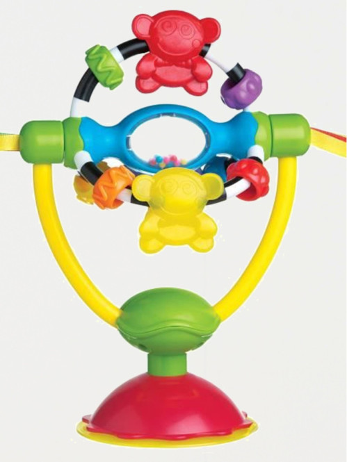 Jouet pour chaise haute coloré bébé 