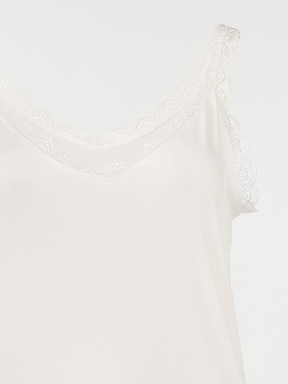 Débardeur écru grande taille femme