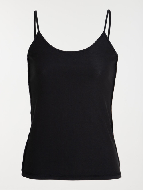 Débardeur basique fines bretelles femme