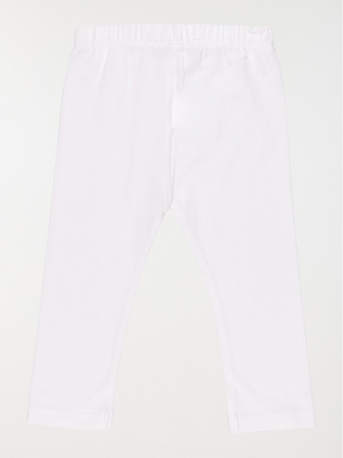 Legging uni blanc fille (3-36M) Legging uni blanc fille (3-36M)