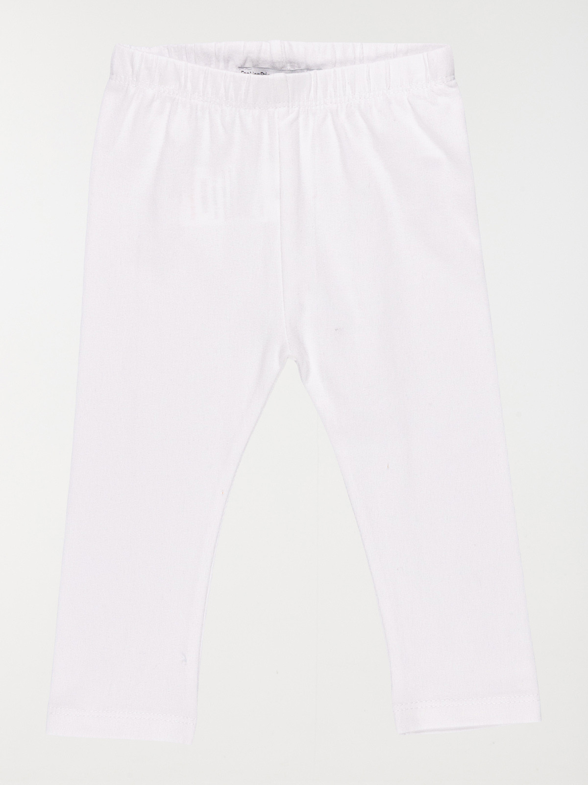 Legging uni blanc fille (3-36M)