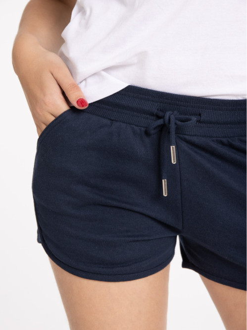 Short basique navy femme