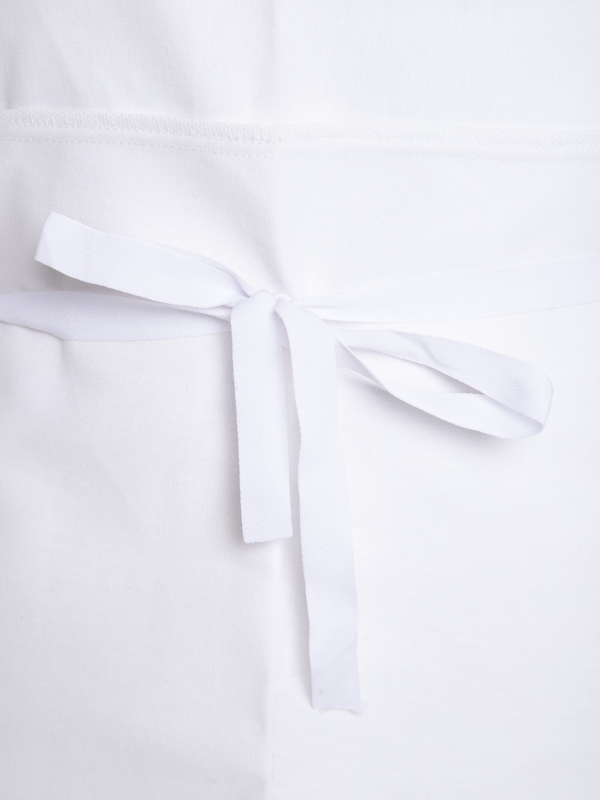 Tablier à bavette blanc 100% coton Tablier à bavette blanc 100% coton