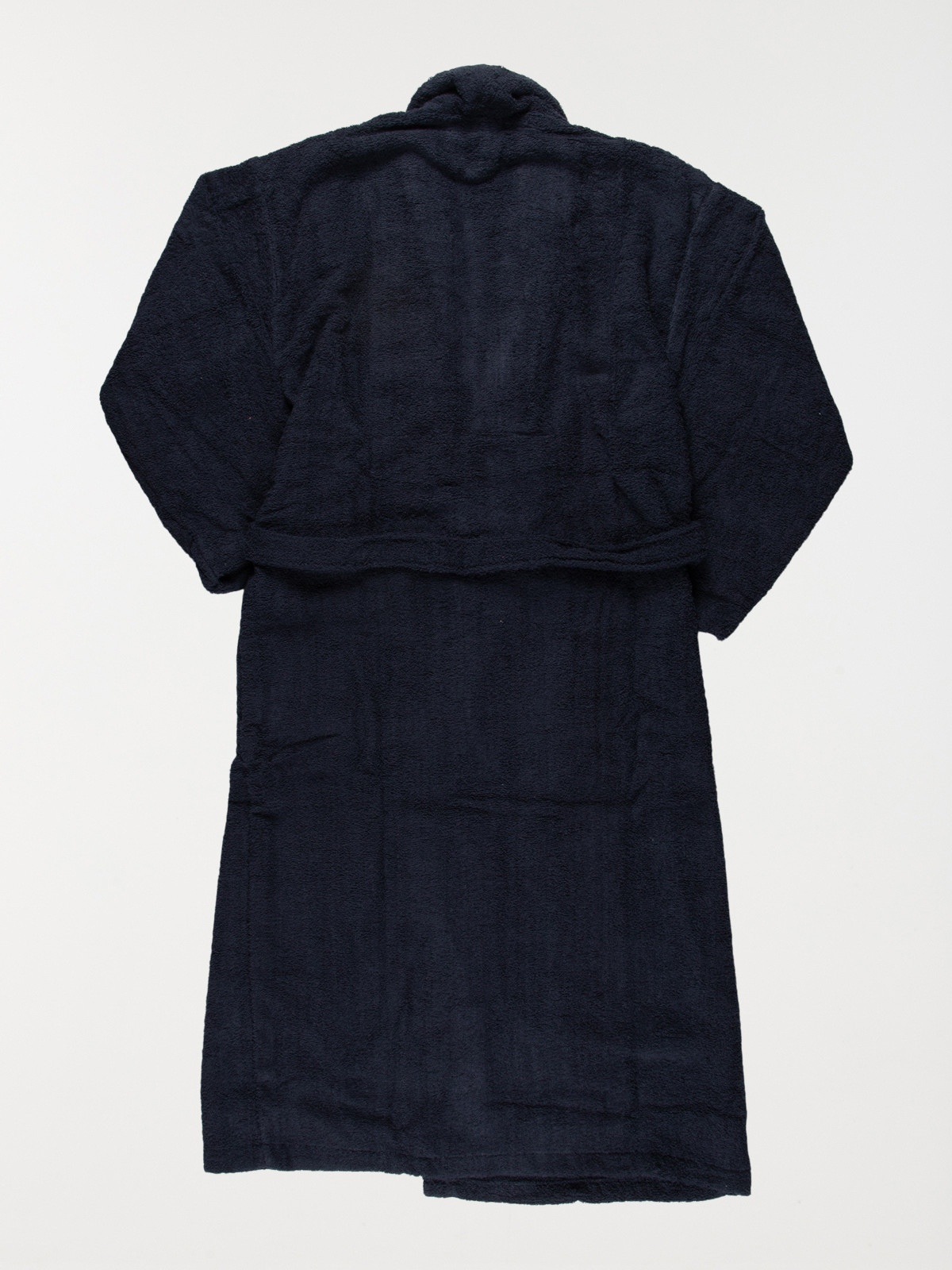 Peignoir de bain bleu nuit adulte