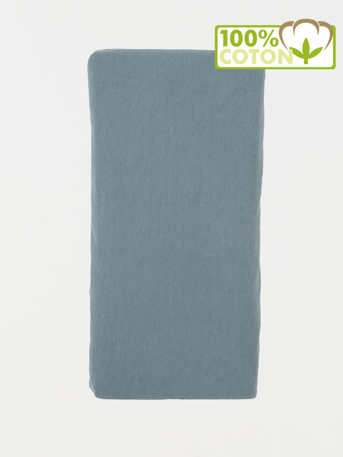 Drap housse gris 140 x 190 cm