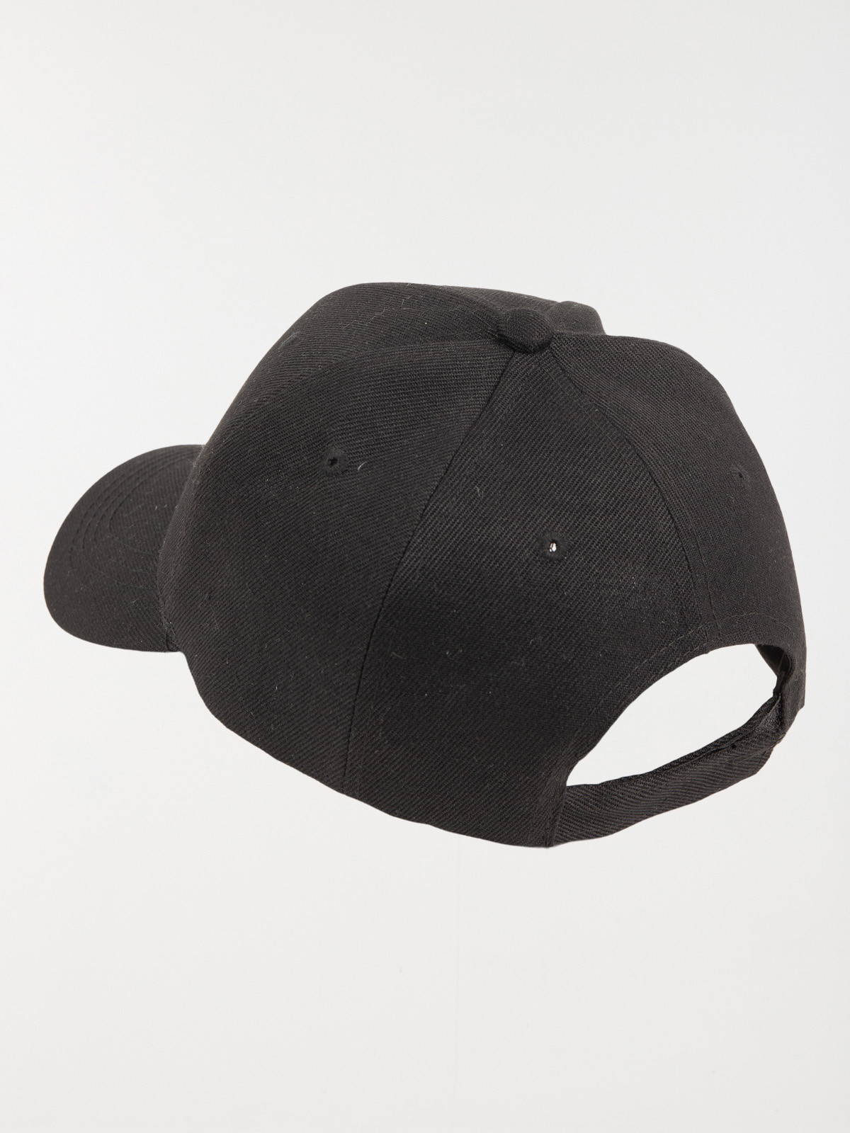 Casquette noire unie homme