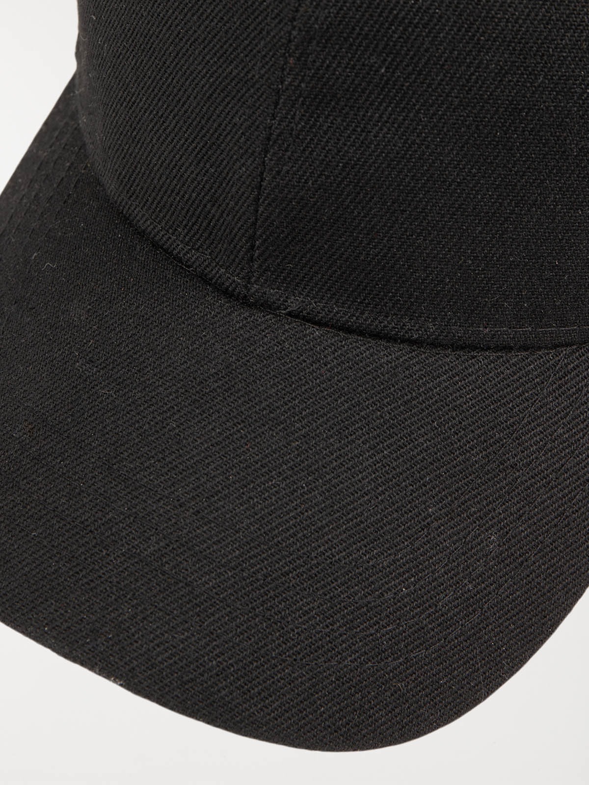 Casquette noire unie homme
