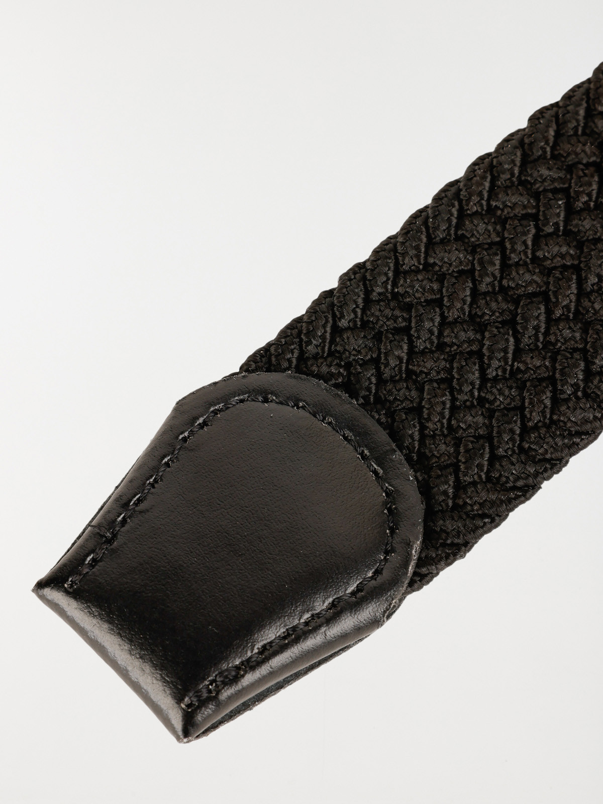 Ceinture noire élastiquée homme Ceinture noire élastiquée homme