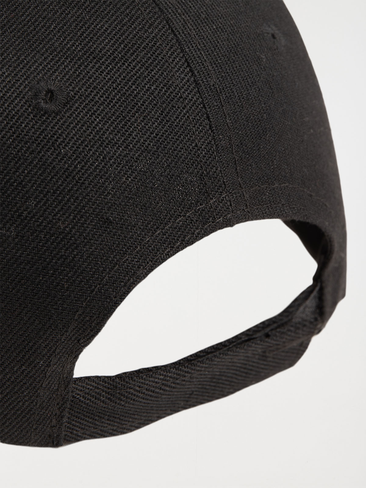 Casquette noire unie homme