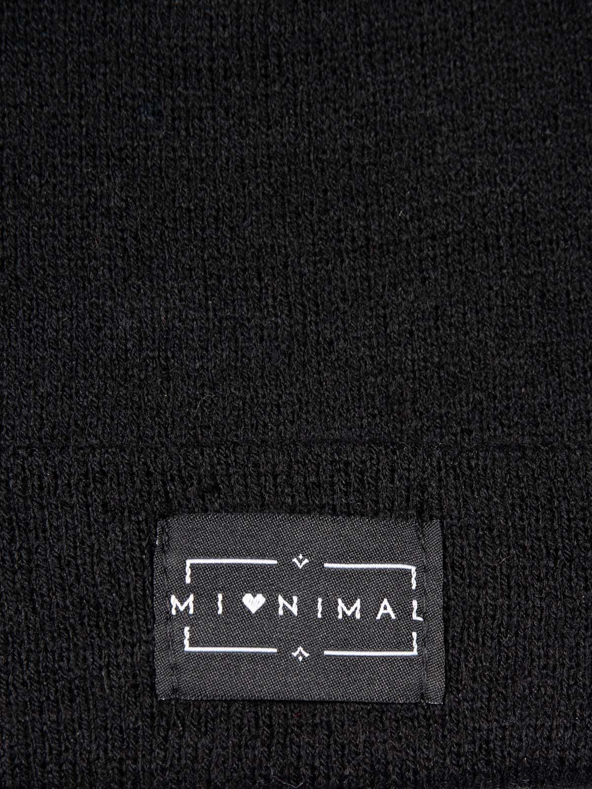 Bonnet revers noir femme Bonnet revers noir femme