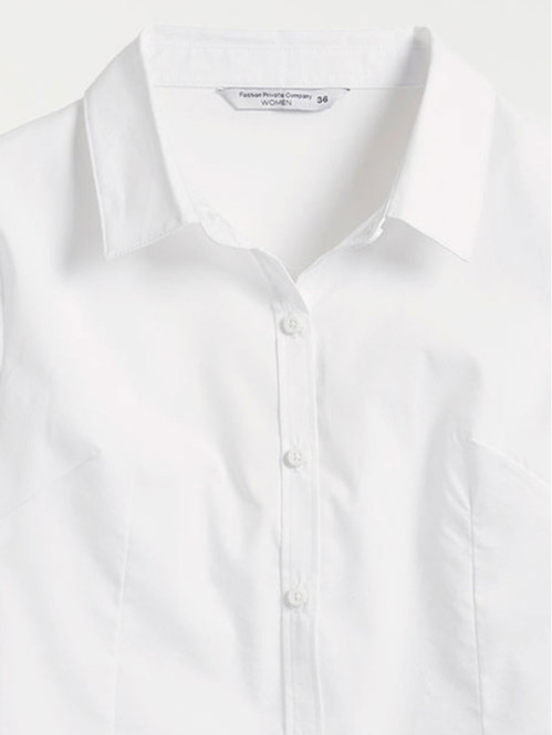 Chemise femme coloris blanc Chemise femme coloris blanc