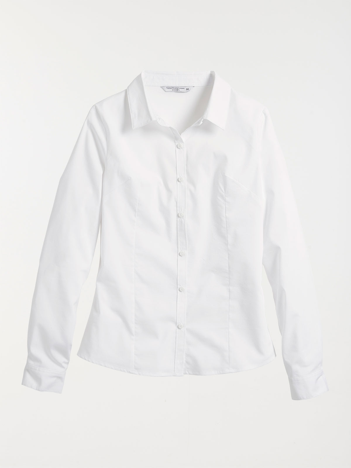Chemise femme coloris blanc
