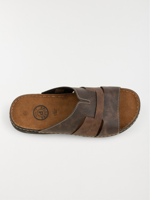 Nu-pieds marrons homme (40-45)