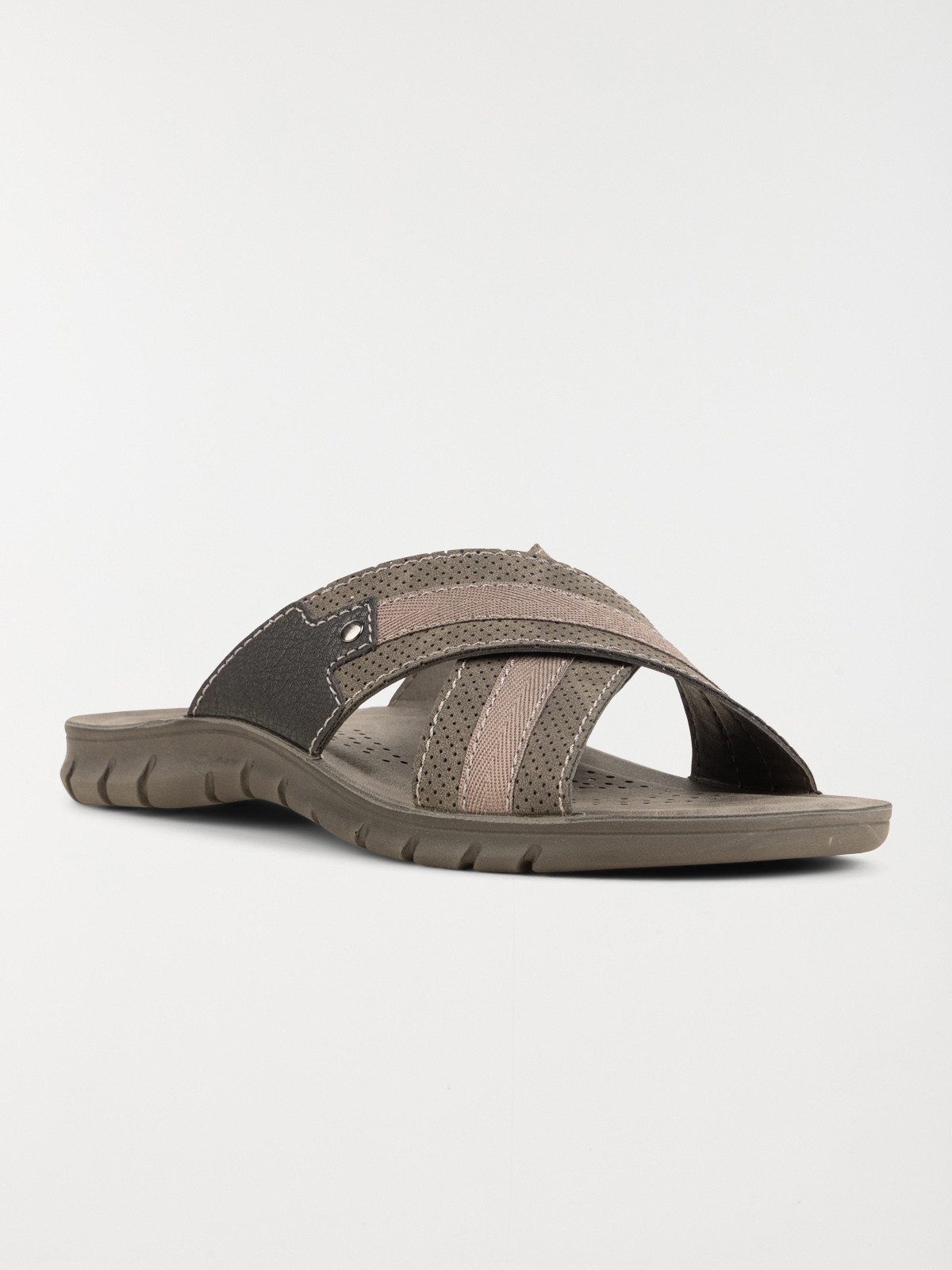 Mule homme coloris gris (40-46)