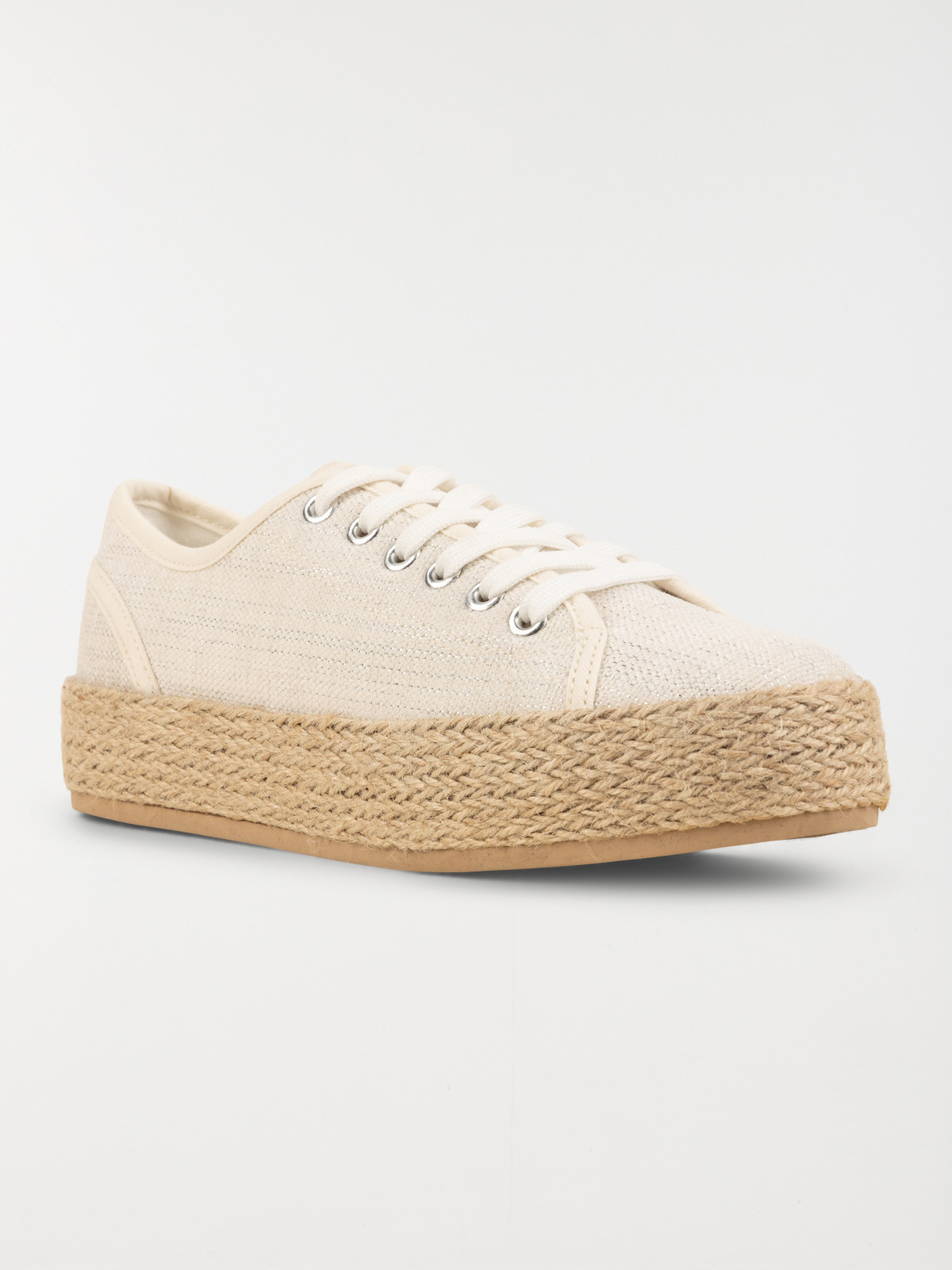 Tennis toile beige femme (36-41)