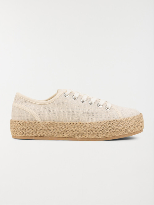 Tennis toile beige femme (36-41)