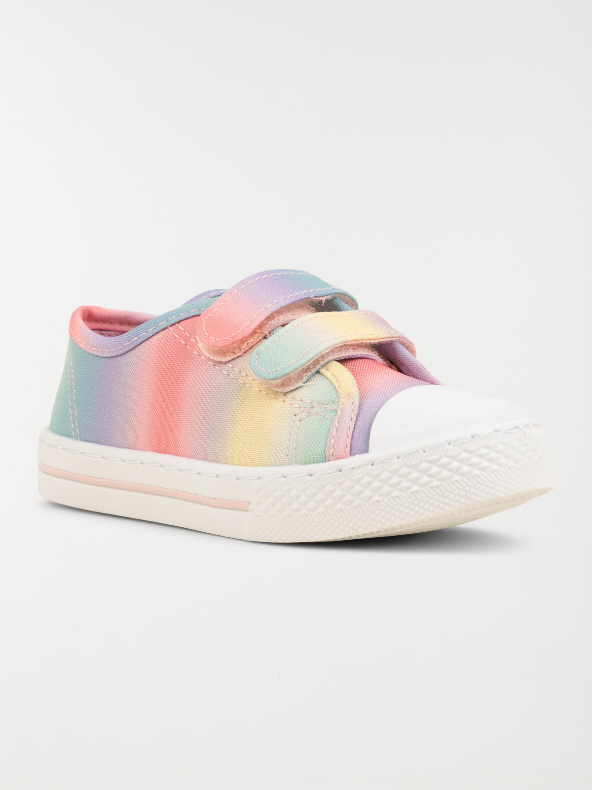Tennis toile multicolore fille (24-30) Tennis toile multicolore fille (24-30)