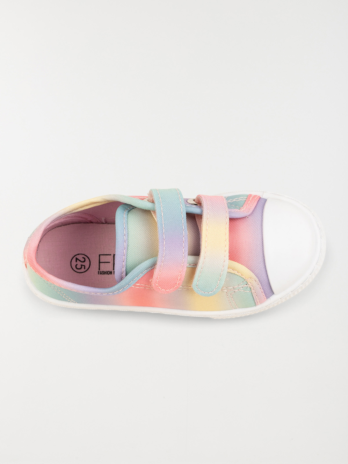 Tennis toile multicolore fille (24-30) Tennis toile multicolore fille (24-30)