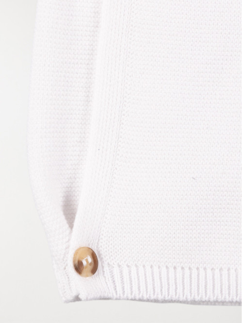 Brassière naissance coloris blanc (0-3M)