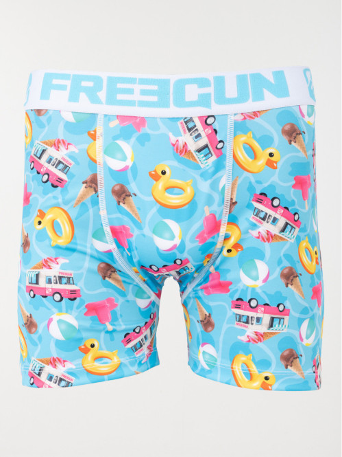 Boxer Freegun motifs glaces homme