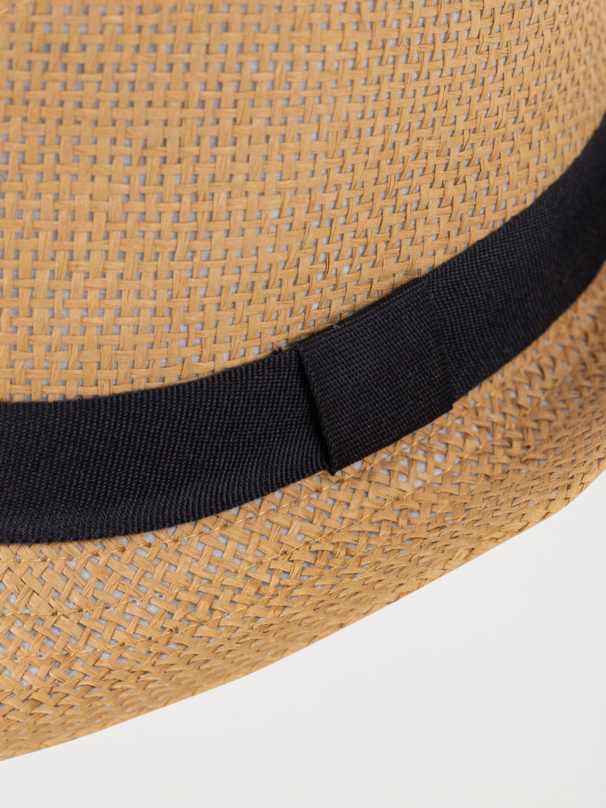 Chapeau paille ruban marine garçon