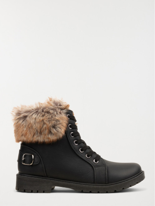 Bottines fourrées noires...