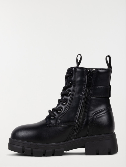 Bottines noires lacets fille (25-30) Bottines noires lacets fille (25-30)