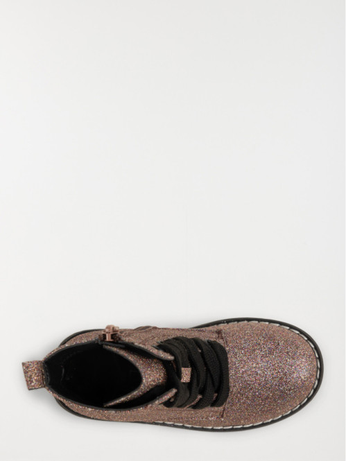 Bottine pailletée à lacet fille (25-30)