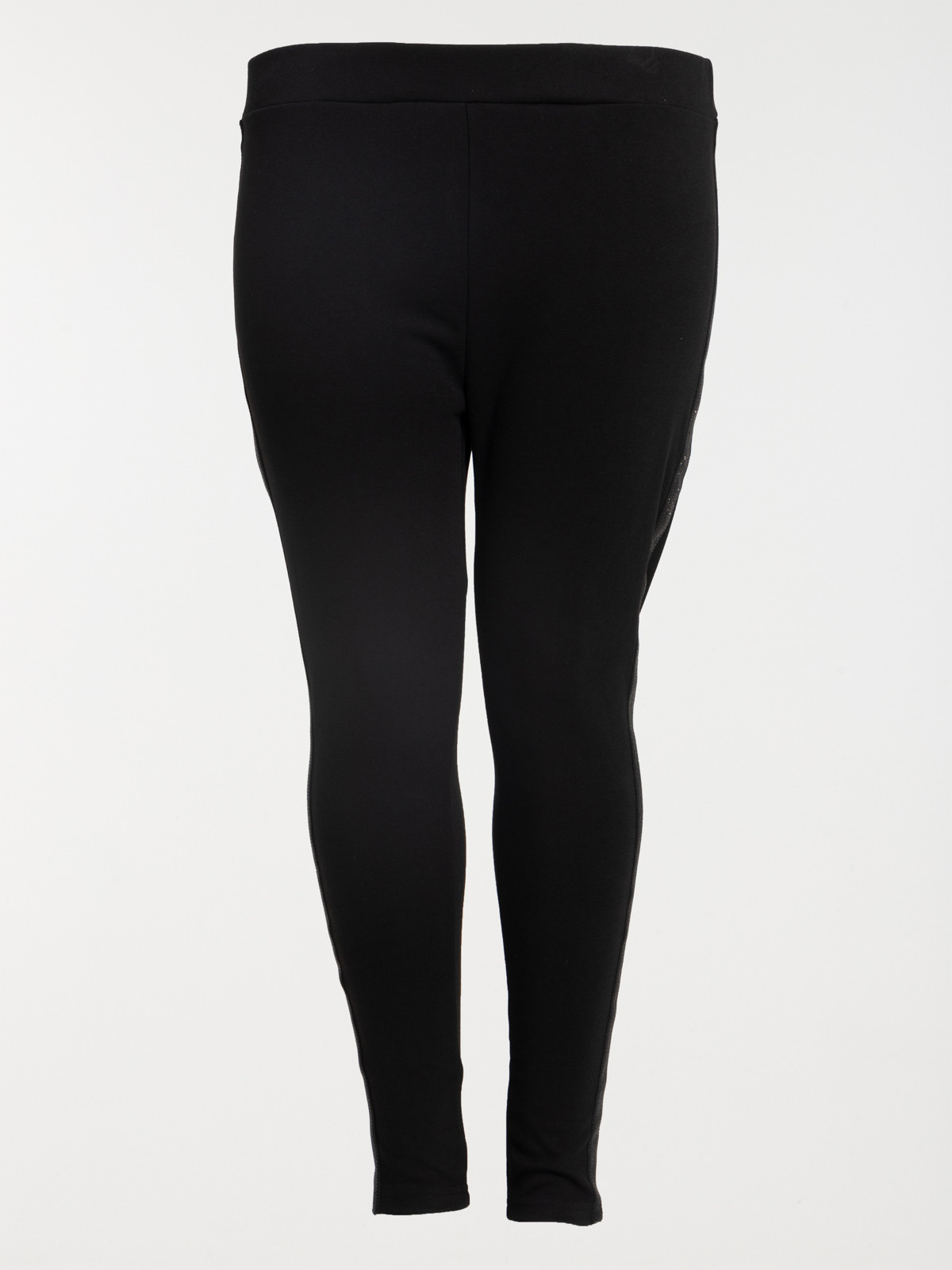 Legging strass noir grande taille femme